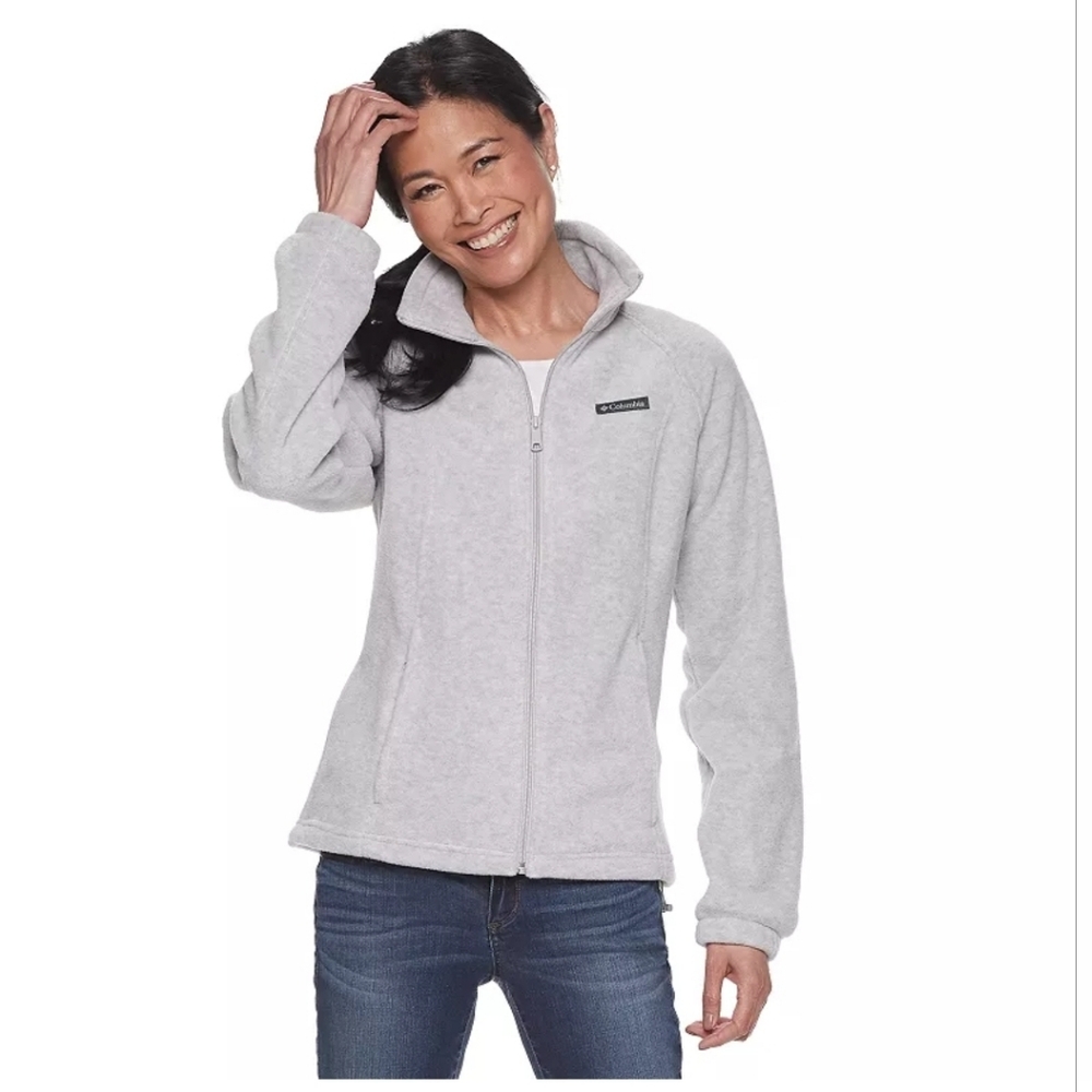 Women's Columbia Benton Springs Zip-Front Fleece Jacket Sz. Small
